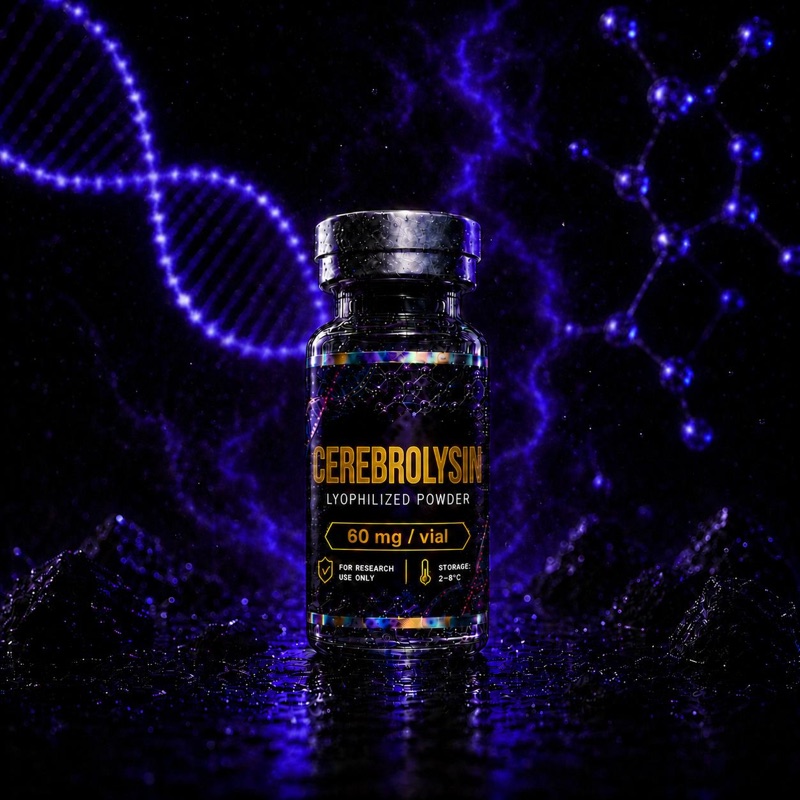 BT BioLabs Cerebrolysin 60mg lyophilized peptide vial for B2B supply
