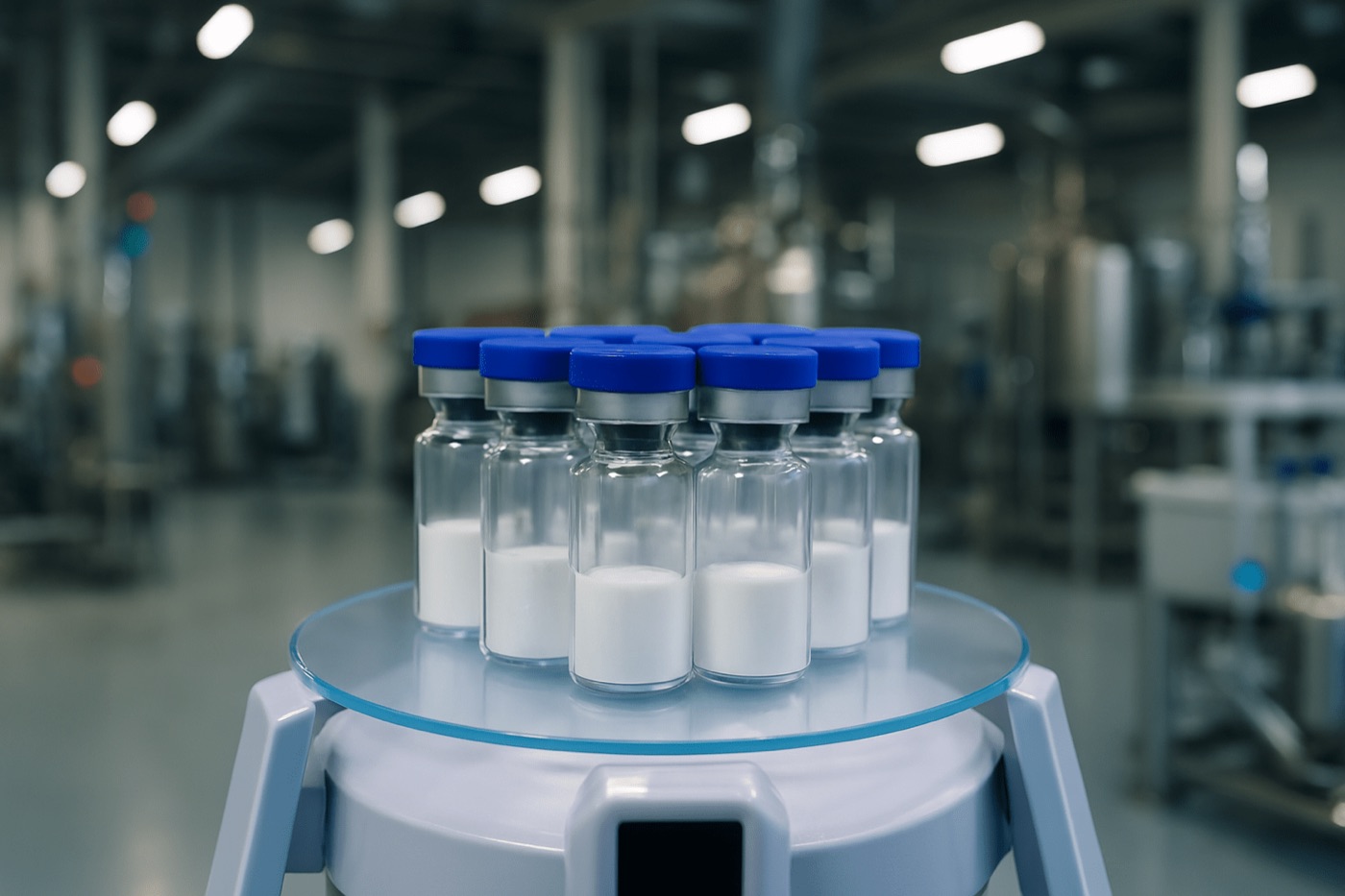 BT BioLabs lyophilized peptide vial supply visual