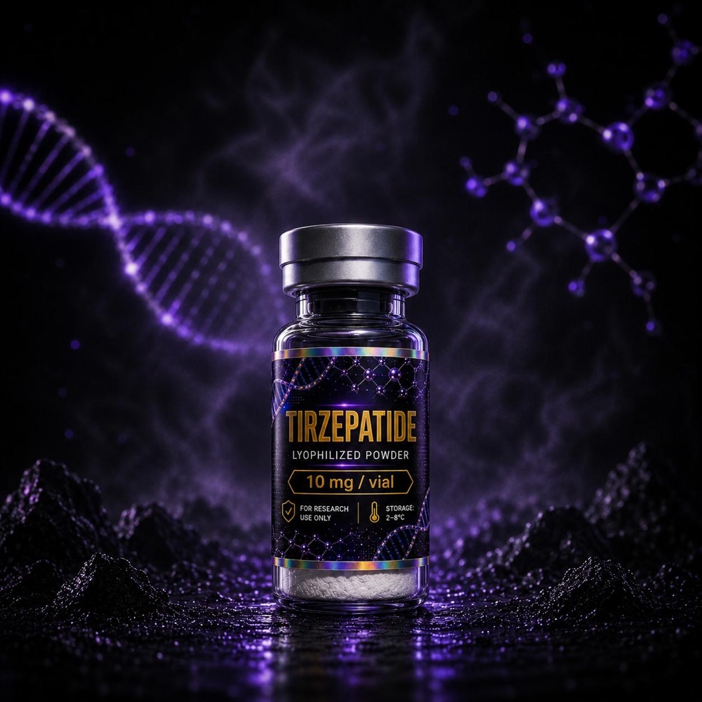 BT BioLabs lyophilized peptide vial product display