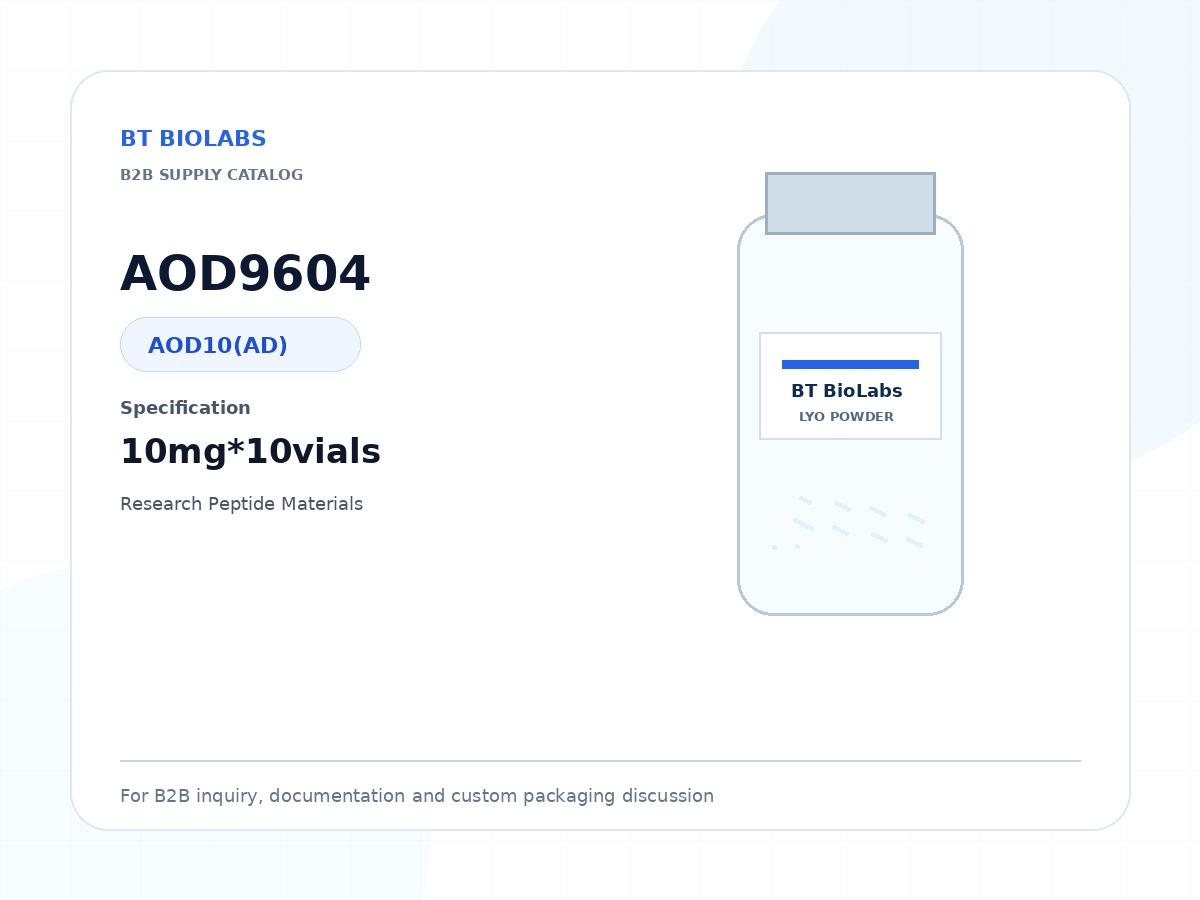 AOD9604 10mg*10vials product image