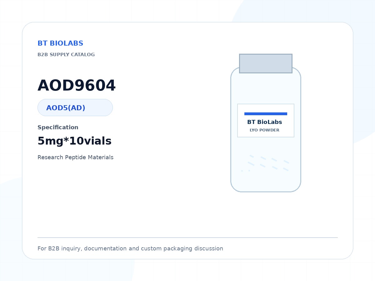 AOD9604 5mg*10vials product image