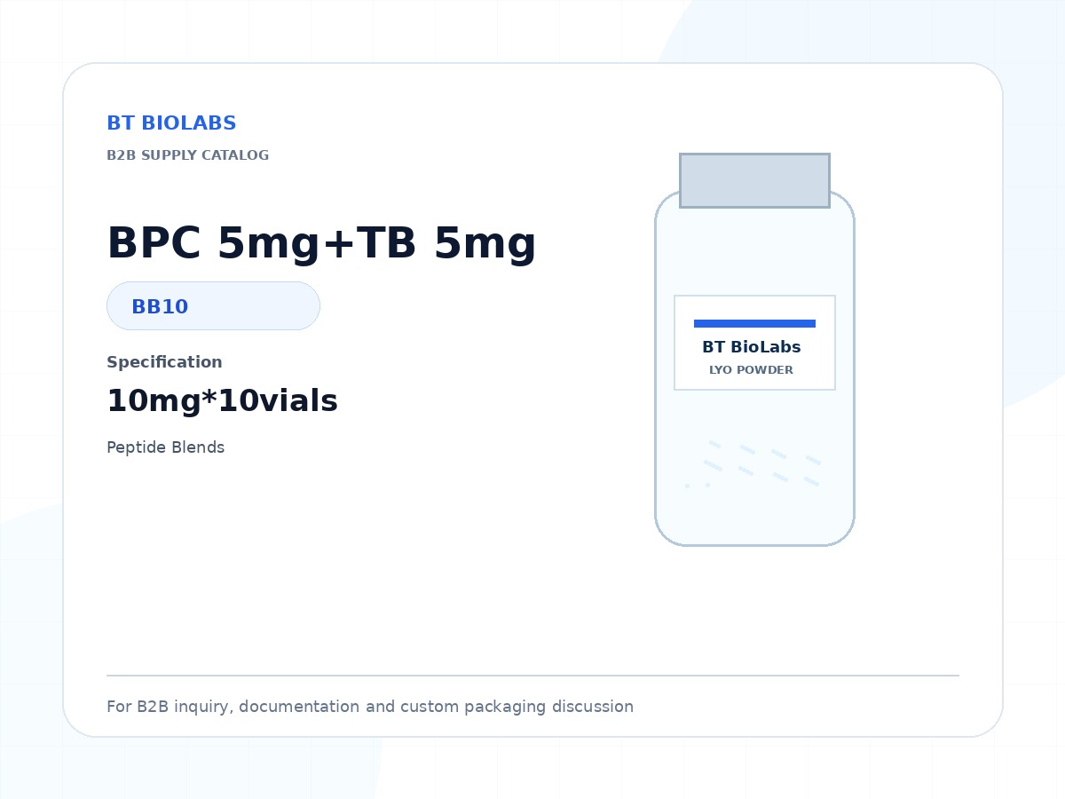BPC 5mg+TB 5mg 10mg*10vials product image