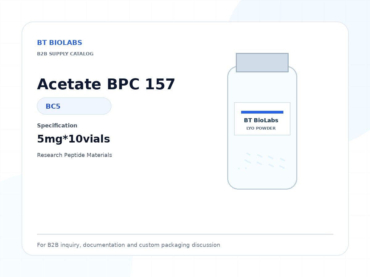 Acetate BPC 157 5mg*10vials product image