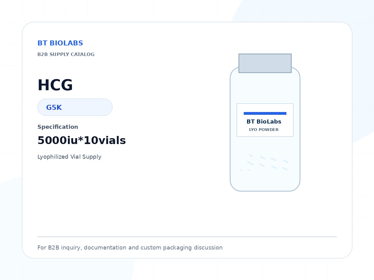 HCG 5000iu*10vials product image