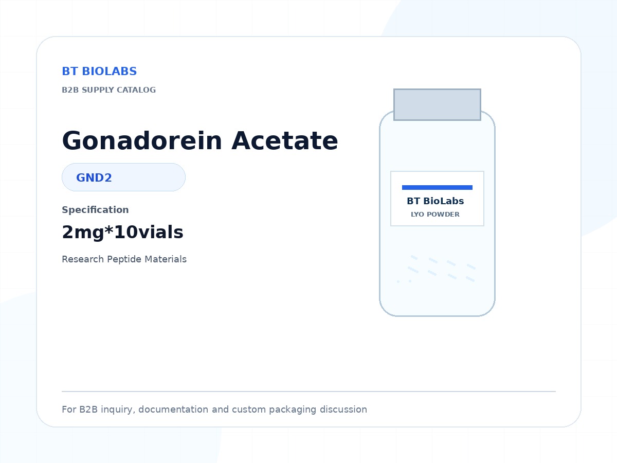 Gonadorein Acetate 2mg*10vials product image
