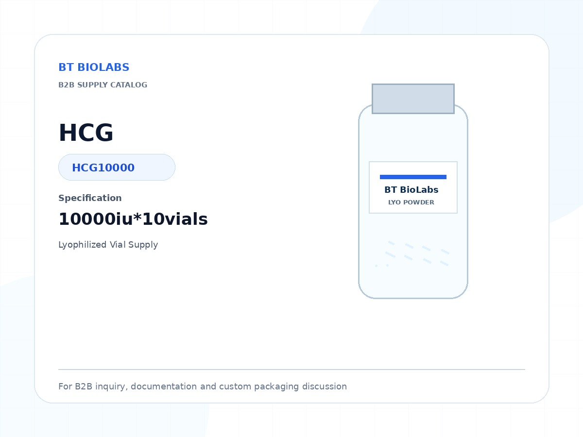 HCG 10000iu*10vials product image
