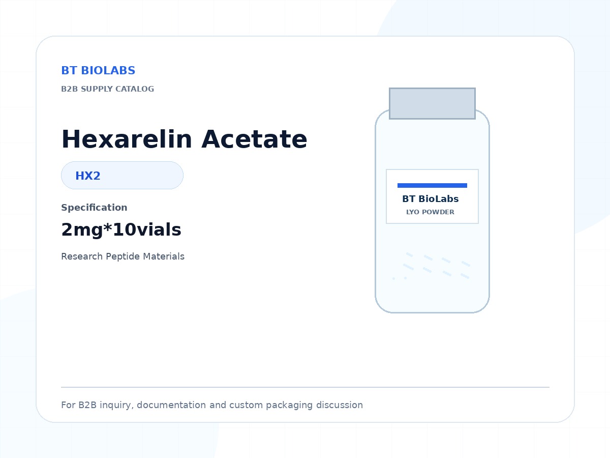 Hexarelin Acetate 2mg*10vials product image