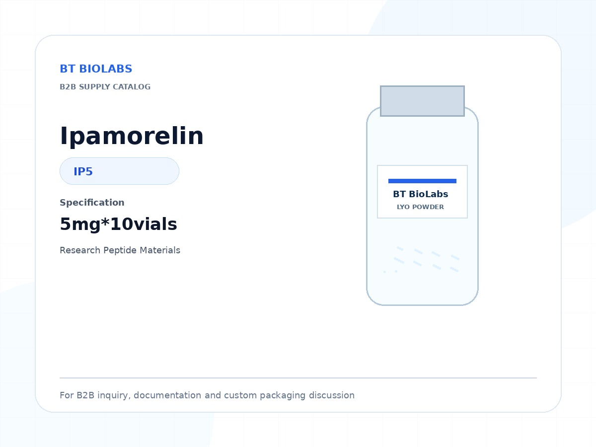 Ipamorelin 5mg*10vials product image