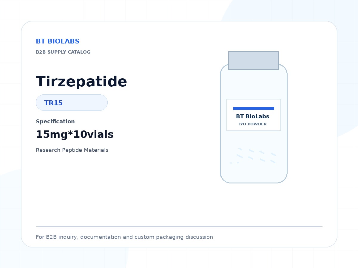 Tirzepatide 15mg*10vials product image