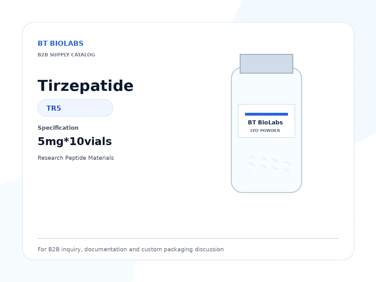 Tirzepatide 5mg*10vials product image